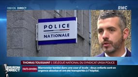 Thomas Toussaint, délégué du syndicat UNSA Police