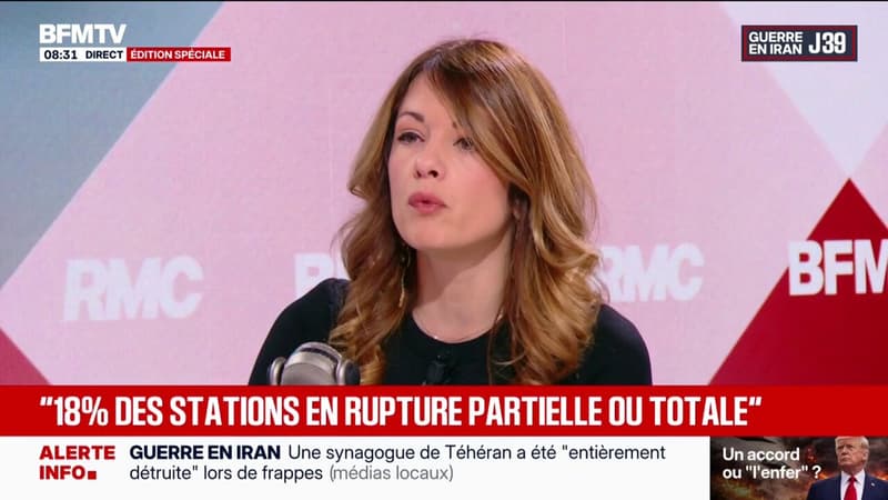 Carburants: "La fin de la guerre ne signifie pas nécessairement un retour immédiat à une situation normale sur les prix de l'énergie", affirme Maud Bregeon, porte-parole du gouvernement