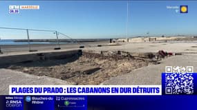 Marseille: quatre cabanons en dur sur le Prado détruits pour la loi Littoral