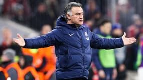 Christophe Galtier, l'entraîneur du PSG, en mars 2023