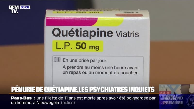 Pénurie de médicaments: les psychiatres sont inquiets du manque de quétiapine