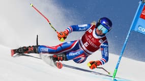 Tessa Worley à Meribel, le 20 mars 2022.