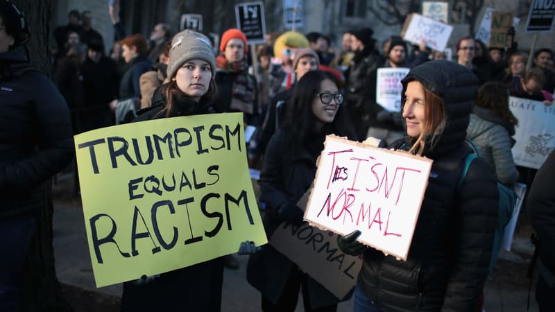 Une manifestation anti-Trump organisée à Chicago, ce mercredi. (Photo d'illustration)