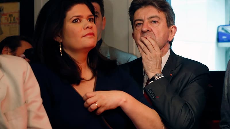 Raquel Garrido et Jean-Luc Mélenchon