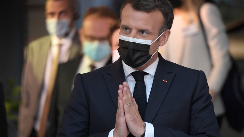 Emmanuel Macron à Strasbourg, le 9 mai 2021 (Photo d'illustration)