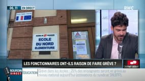Les fonctionnaires ont-ils raison de faire grève? Ça fait débat sur RMC