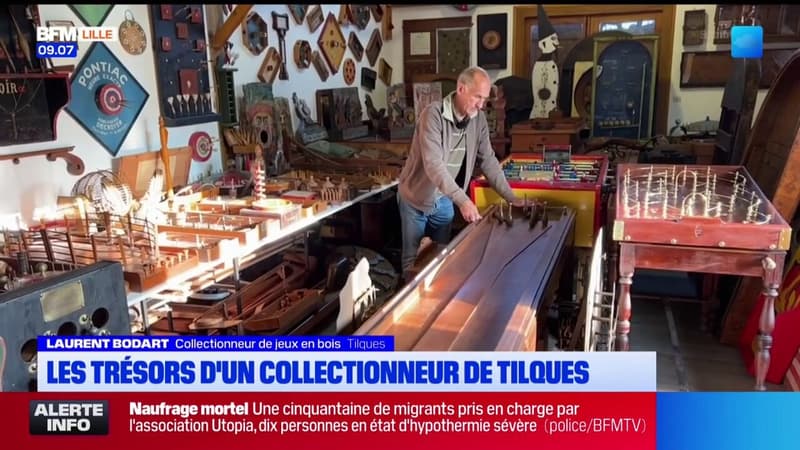 Tilques: les trésors d'un collectionneur de jeux en bois