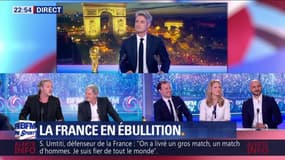 Petit : "C'est rêvé de voir ce partage d'émotions, c'est la vraie victoire quand tu joues en Bleu"