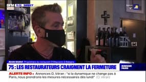 Paris: les restaurateurs craignent de devoir fermer