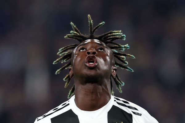 Moise Kean sous le maillot de la Juventus en 2019