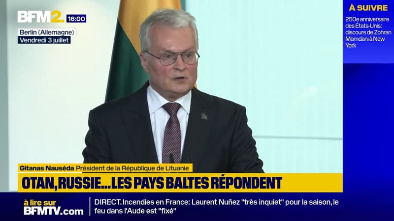 La Lituanie veut faire partie "de la dissuasion nucléaire" contre la Russie, déclare son président