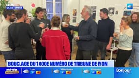 Bouclage du 1.000e numéro de la Tribune de Lyon