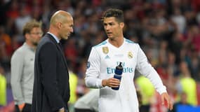Zinedine Zidane et Cristiano Ronaldo au Real Madrid en 2018