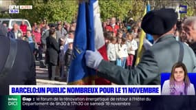 Barcelonnette: la foule présente pour commémorer le 11-Novembre