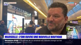 L'Olympique de Marseille inaugure une nouvelle boutique officielle