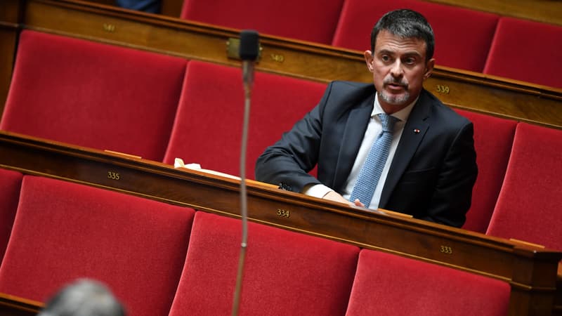 L'ex-Premier ministre, Manuel Valls, le 3 octobre 2017 à l'Assemblée nationale à Paris