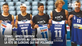 Tennis: Dimitrov et Coric positifs au Covid-19, la fête de Djokovic qui fait polémique