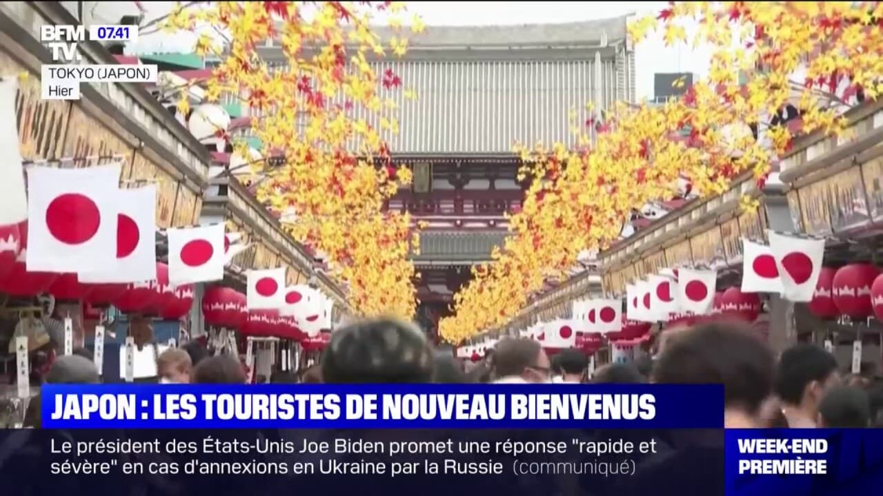 Japon les touristes de nouveau bienvenus