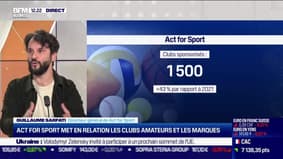 Guillaume Sarfati (act for sport) : act for sport met en relation les clubs amateurs et les marques - 07/02