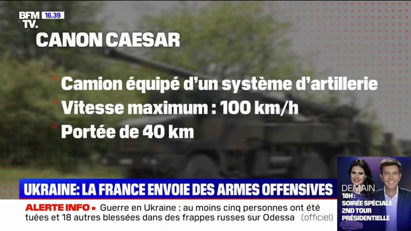 La France envoie des armes offensives à l'Ukraine