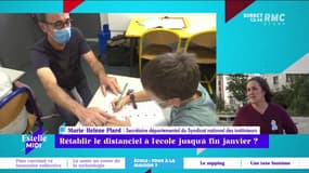 École : tous à la maison ? "Ça n'est pas une bonne solution" pense Marie-Hélène Plard, Secrétaire départemental du Syndicat national des instituteurs.
