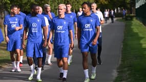 Les Bleus à l'entraînement le 05/09/2023	