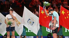 Valentin Vacherot et Arthur Rinderknech, le 12 octobre 2025 après la finale du Masters 1000 de Shanghai