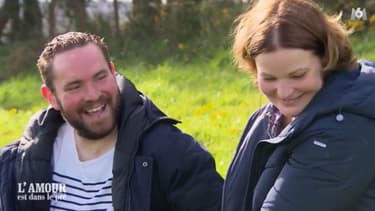 Aude et Christopher de L'Amour est dans le pré