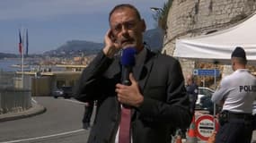 Benoît Huber, directeur de cabinet de la préfecture des Alpes-Maritimes, à la frontière francoitalienne dans le secteur de Menton le vendredi 5 mai 2023.
