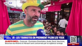 "Tout est vraiment réuni pour passer un bon moment": Les touristes étrangers conquis par les Jeux olympiques à Paris