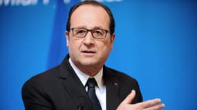 François Hollande le 14 avril 2015 à Cahors