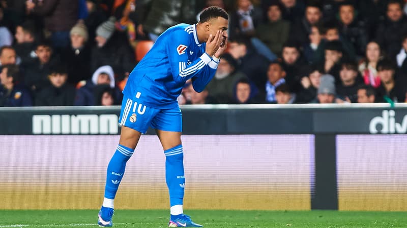 Valence-Real Madrid: "C'est trop des bouffons les arbitres", la nouvelle colère de Mbappé contre l'arbitrage