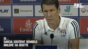 OL : Garcia soutient Dembele malgré sa disette 