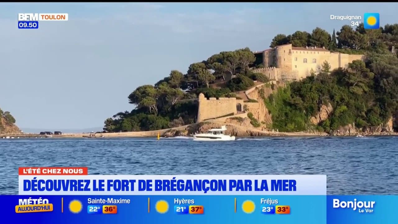 L'été chez nous : découvrez le fort de Brégançon par la mer