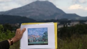 Vue de la Sainte-Victoire chère à Cézanne