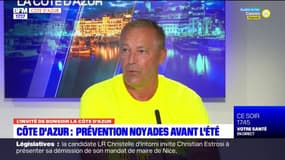 Le chef du service nautique des Alpes-Maritimes Dominique Delin appelle à la vigilance dans les piscines et plages pour éviter les noyades