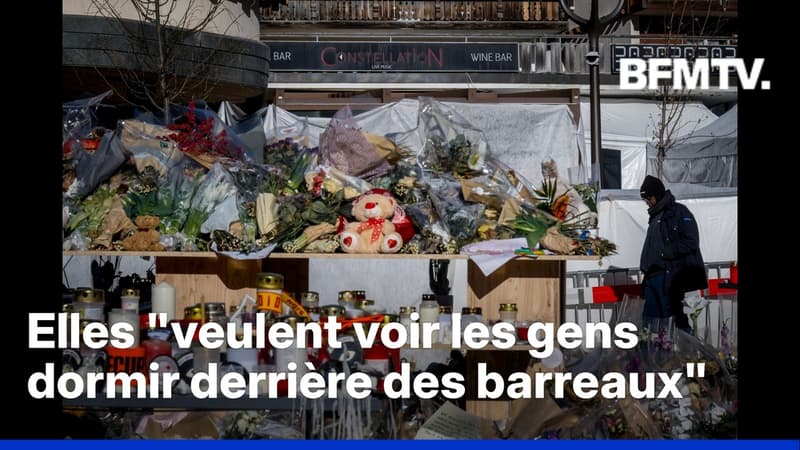 Crans-Montana: des familles des victimes "veulent voir les gens dormir derrière des barreaux"