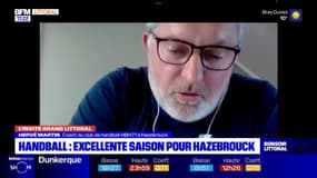 "Soulagé de cette belle saison": Hervé Martin, coach du Handball HBH71 à Hazebrouck, revient sur la saison de son club 