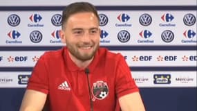 Sébastien Flochon en conférence de presse