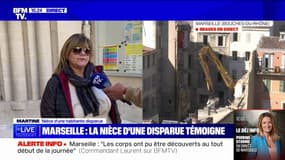 "L'espoir de la retrouver vivante est infime": la nièce d'une disparue de l'immeuble effondré à Marseille témoigne