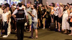 Jeudi soir sur Las Ramblas, à Barcelone, l'inquiétude et la stupéfaction.