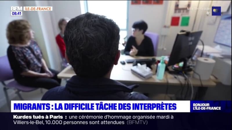 Paris: la difficile tâche des interprètes des exilés