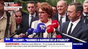 Pour Annie Genevard (LR), Michel Barnier est "un homme rompu à l'art de la négociation, de la discussion"