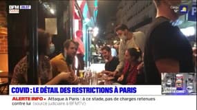 Bars, rassemblements, vente d'alcool, salles de sport... Le détail des restrictions à Paris