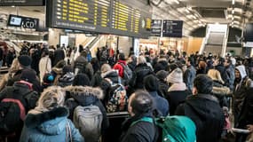 En janvier, une grève des contrôleurs perturbait le trafic à la gare de Lyon-Part-Dieu. (Illustration)