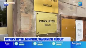 Gouvernement: le député Patrick Hetzel nommé ministre, les Savernois enthousiastes mais prudents