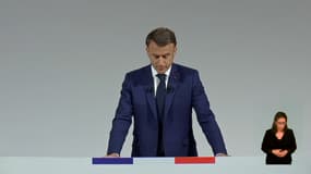 Emmanuel Macron, le 12 juin 2024
