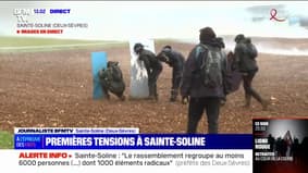 Sainte-Soline: premiers affrontements entre manifestants et forces de l'ordre