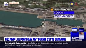 Seine-Maritime: le pont Gayant fermé cette semaine à Fécamp