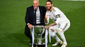 Zinédine Zidane et Sergio Ramos